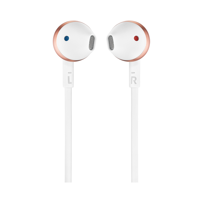 JBL Tune 205 - Rose Gold - Earbud headphones - Front image number null